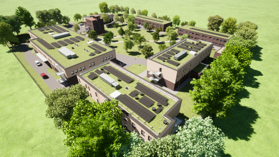 Neue Zentrale Unterbringungseinrichtung für Geflüchtete (ZUE)