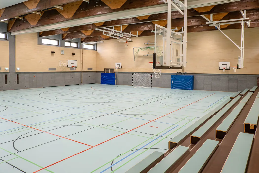 Ludwig-Erhard-Sporthalle nach Sanierung