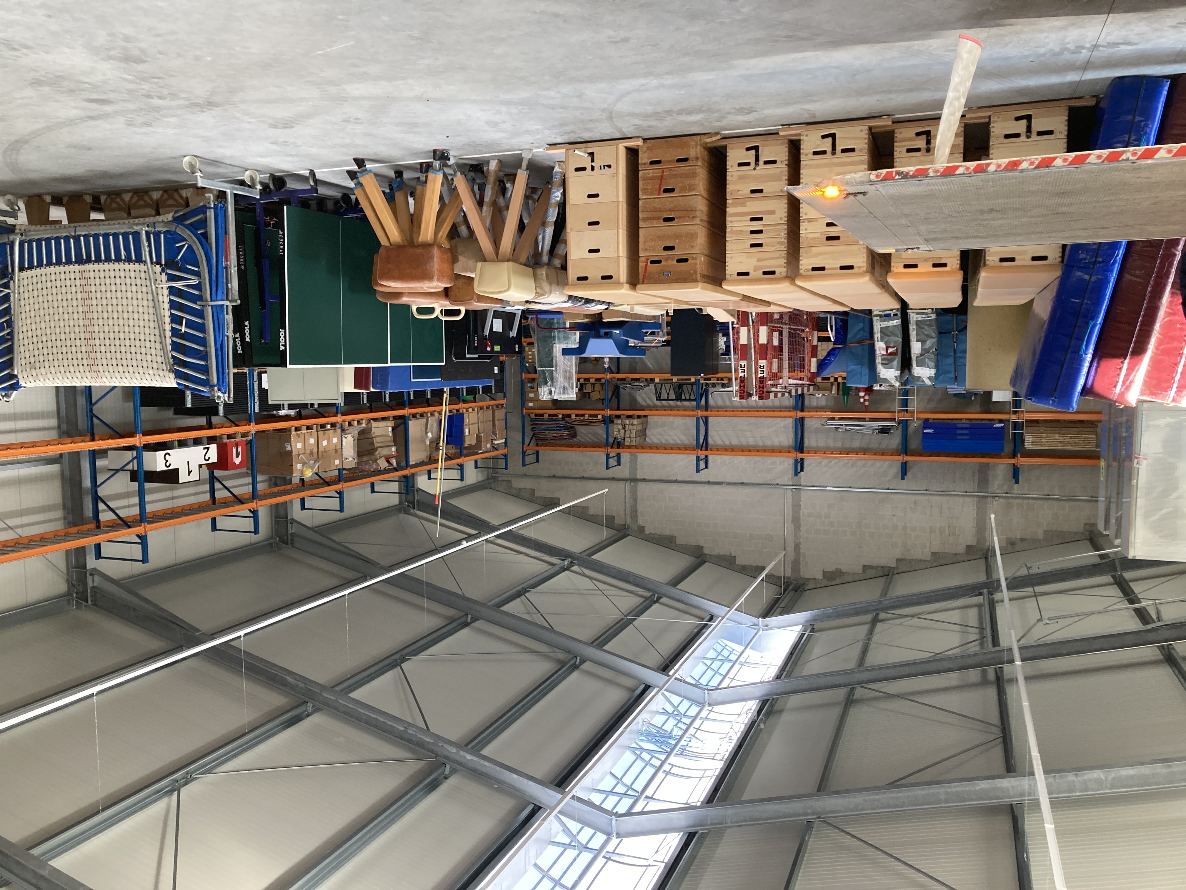 Kaltlagerhalle des Betriebshofes am Höltenweg 