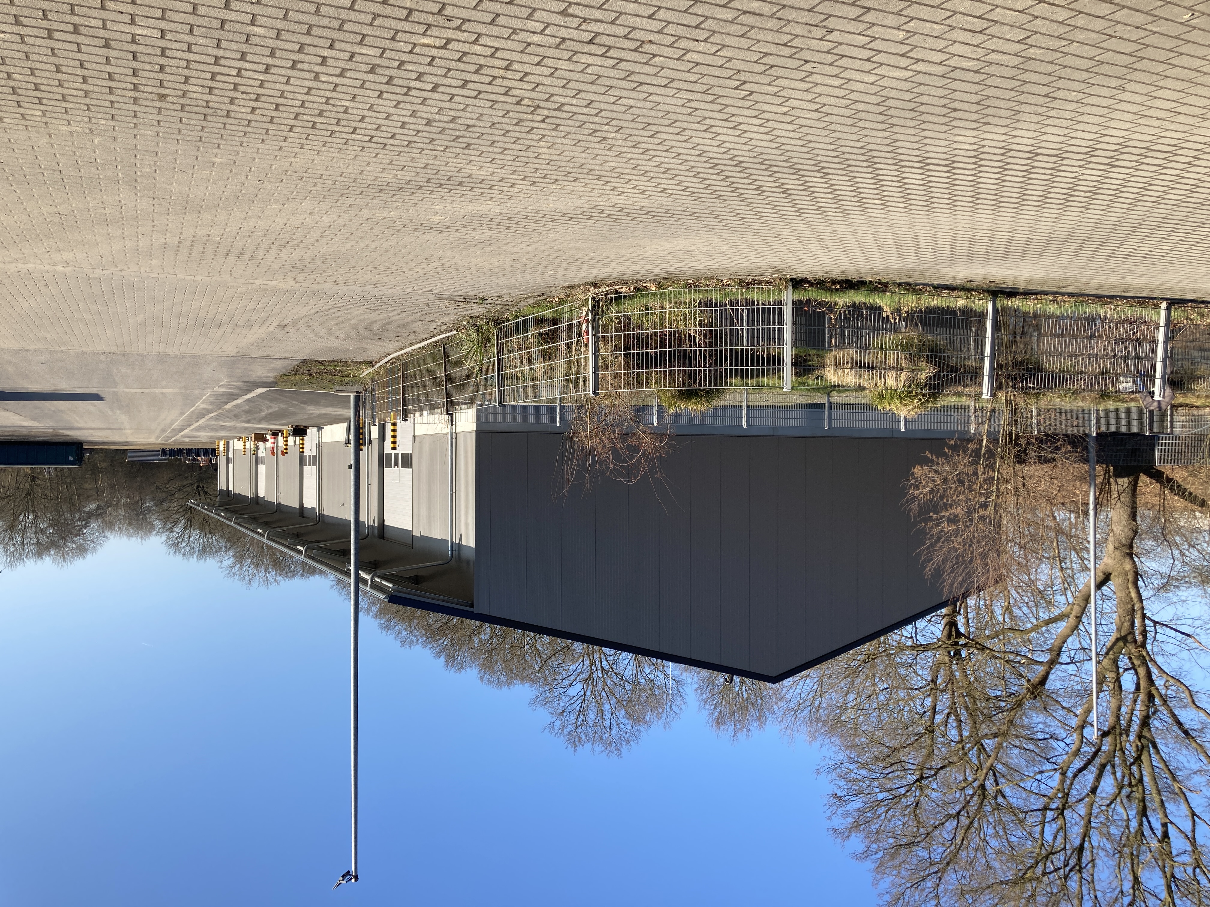 Kaltlagerhalle des Betriebshofes am Höltenweg 