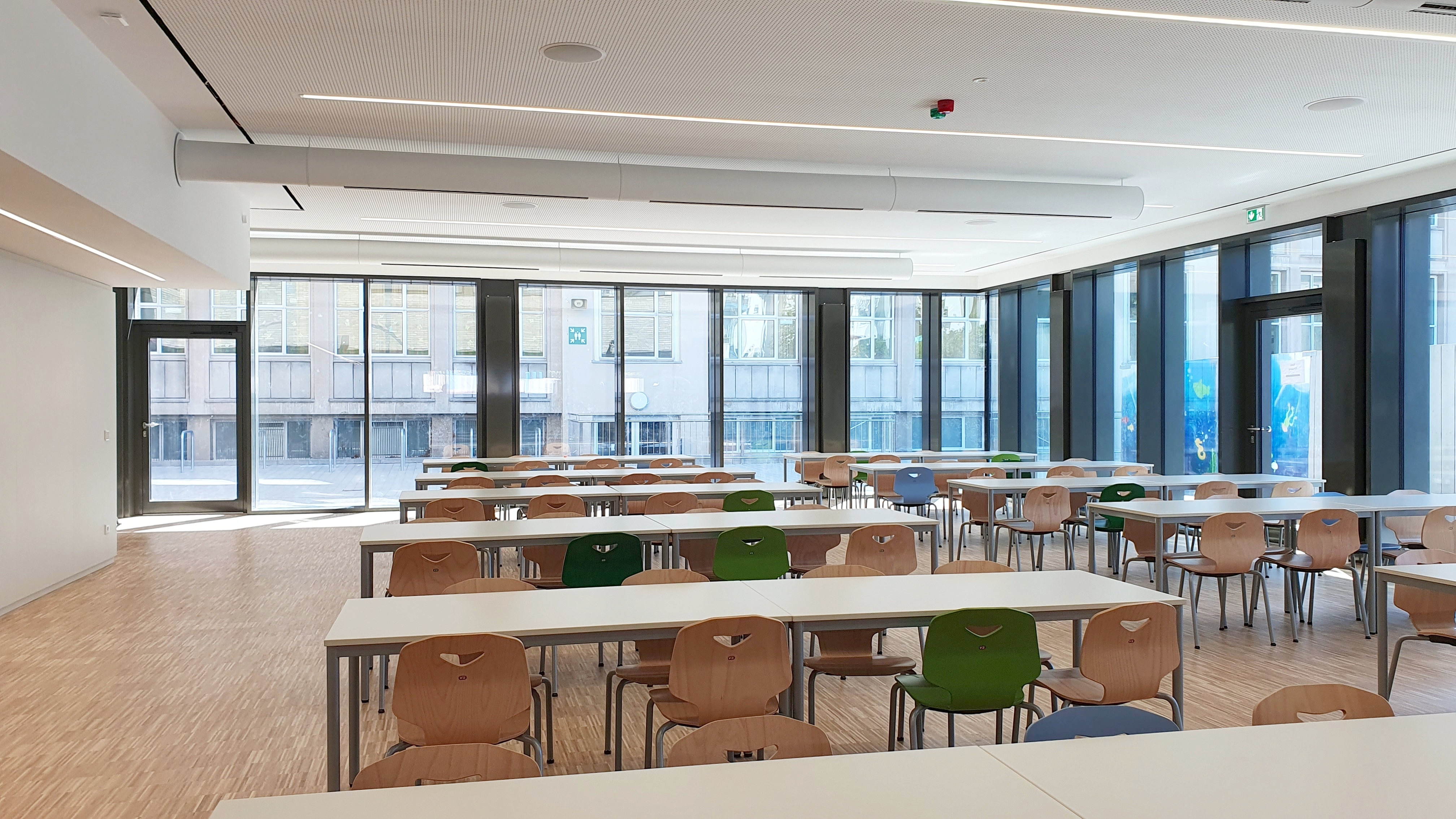 Blick in die neue Mensa