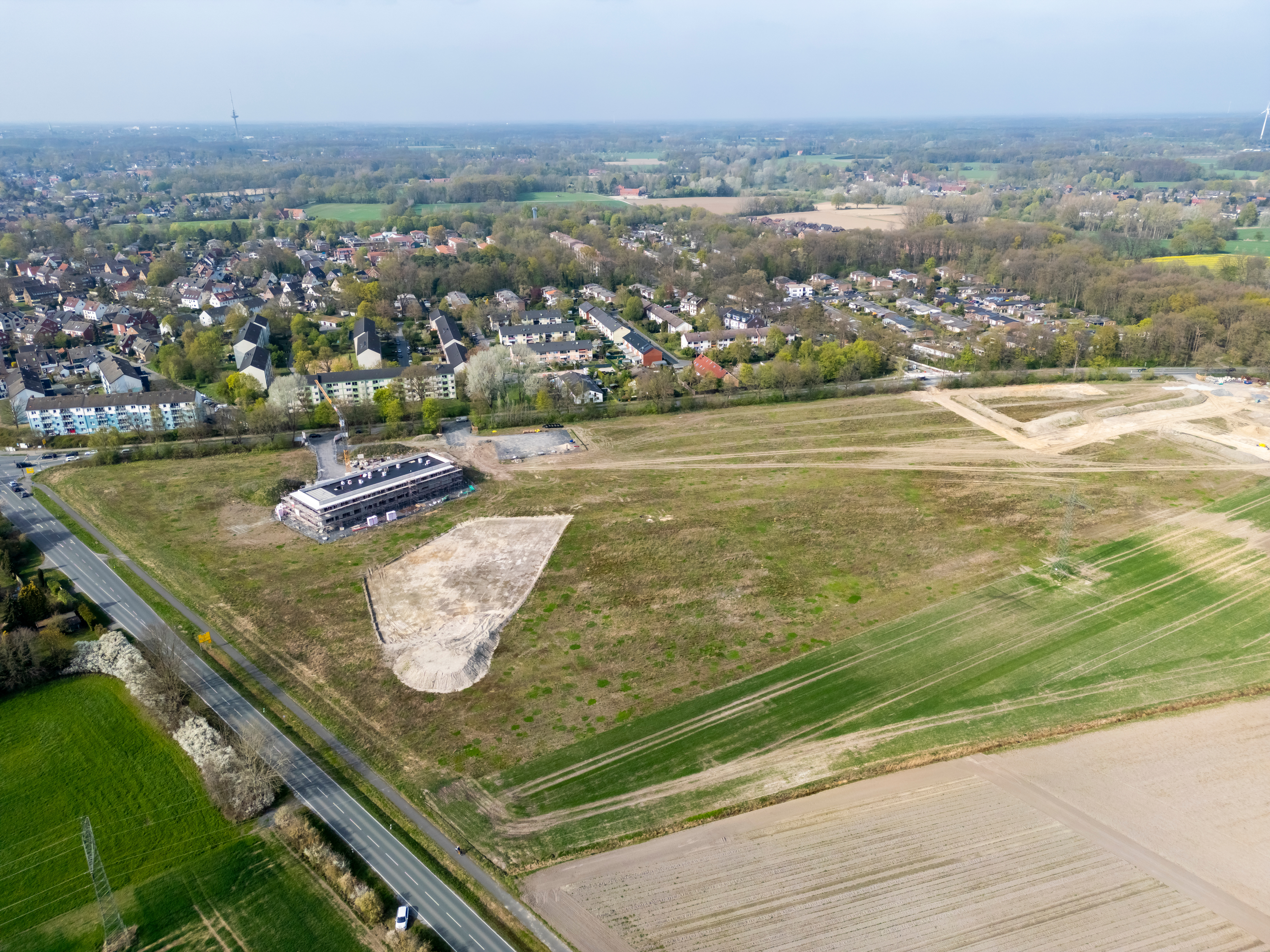 Luftbild Baugebiet Hiltruper Straße