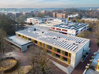 Luftbild Grundschule Kinderhaus