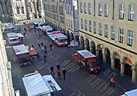 Marktstände auf dem Prinzipalmarkt