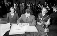 August 12, 1989: signing of the partnership deed Münster-Ryazan