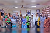 Trip to Tamale: The mayor of the Tamale metropolitan region welcomes the delegation from Münster