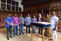 Delegation aus Tamale: Friedenssaalempfang