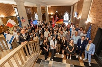 Twin City Games 2023: Gruppenbild, Länderfahnen