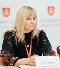 Halyna Yakubovych, stellvertretende Bürgermeisterin der Stadt Winnyzja