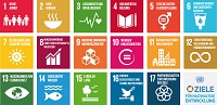 Icons für die 17 'Sustainable Development Goals'