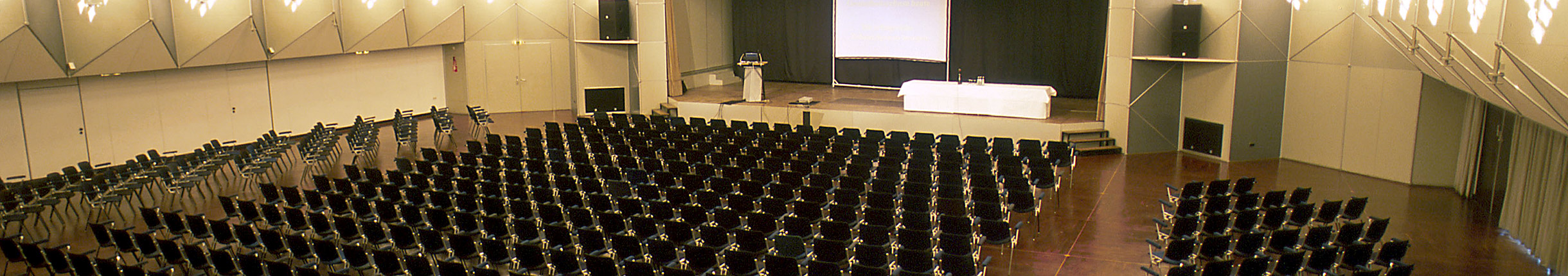 Stadthalle Hiltrup - Blick in den Saal