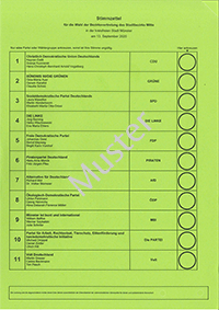 Musterstimmzettel