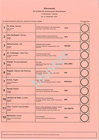 Musterstimmzettel
