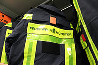 Foto Brandschutzjacke Rückansicht