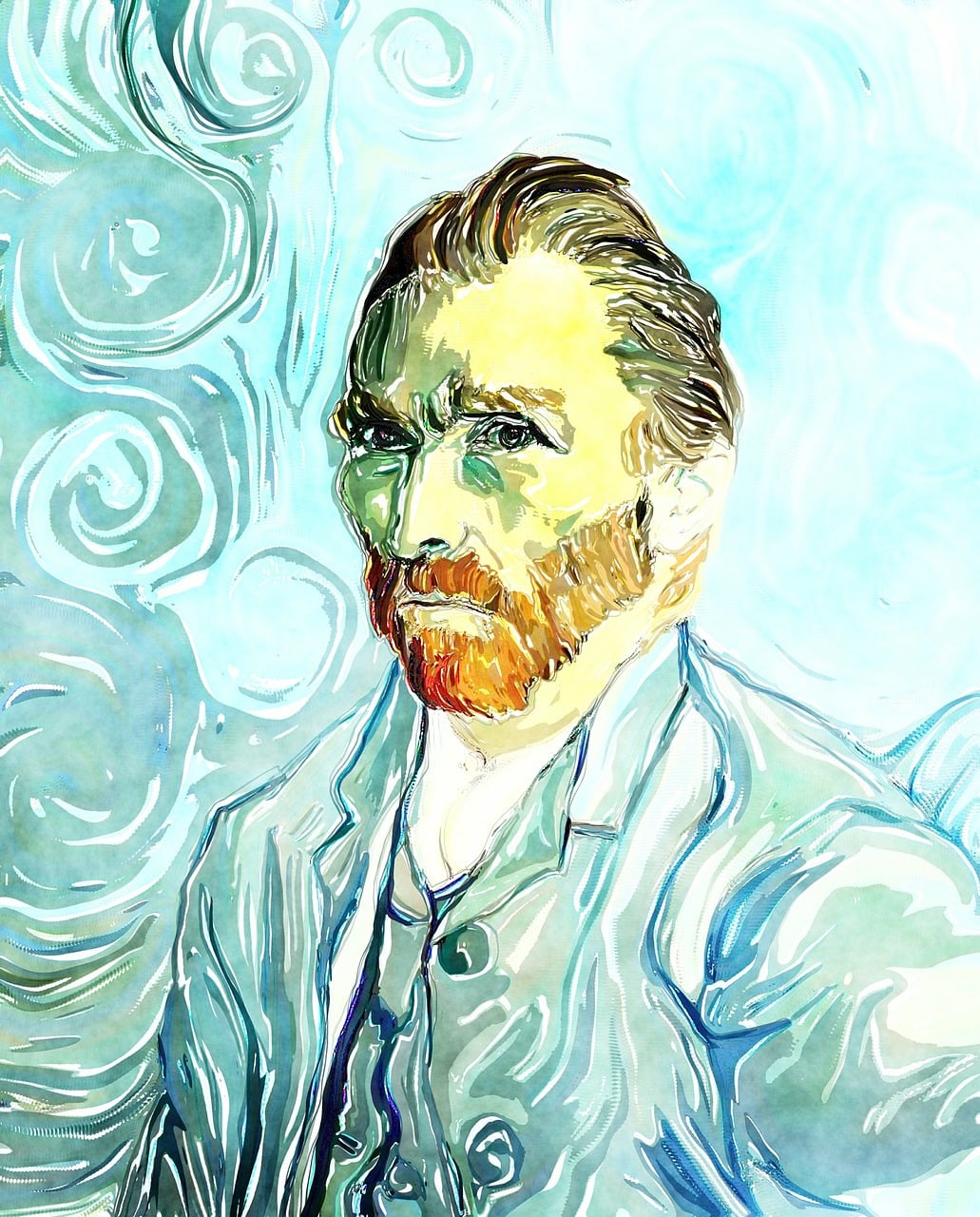 Künstlerisches Portrait von Vincent van Gogh