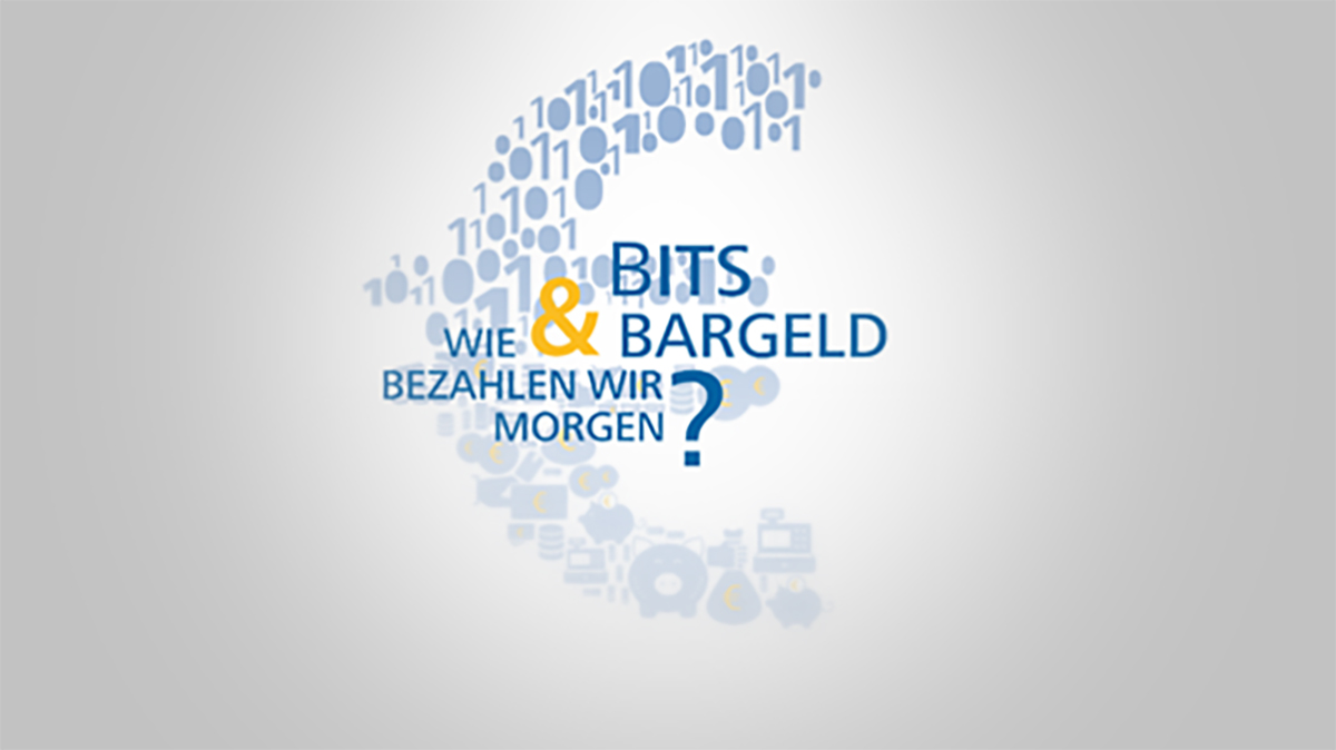 Logo Bits & Bargeld bestehend aus einem grafischen Eurozeichen