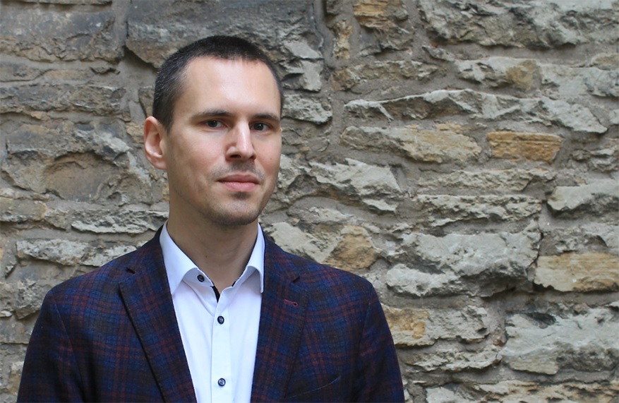 Dunkelhaariger junger Mann, Dr. Vitalij Fastovskij, Osteuropa-Historiker an der Universität Münster