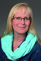 Prof. Dr. Susanne Schröter, Frankfurt Blonde Frau mit langen blonden Haaren im Porträt