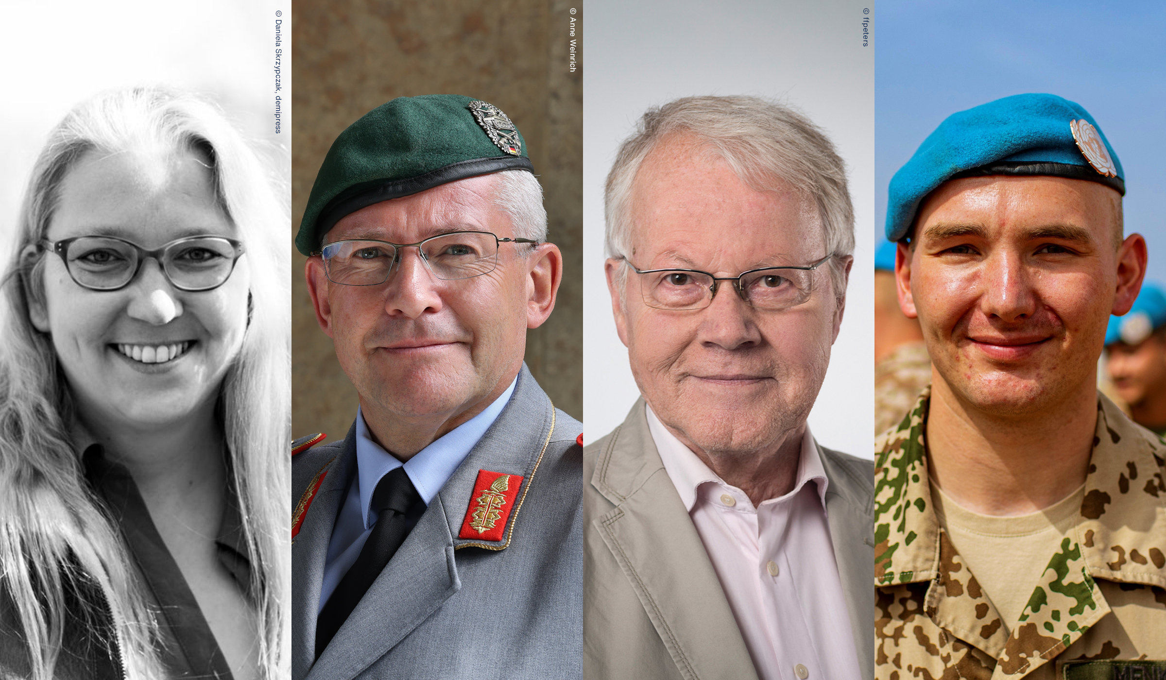 Vier Redner*innen die an der Podiumsdiskusion im vhs-Forum teilnehmen