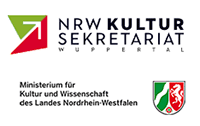 Logos NRW Kultursekretariat Wuppertal und Ministerium für Kultur und Wissenschaft des Landes Nordrhein-Westfalen