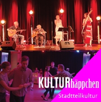 Bühnensituation 2022 Mondiales und Tanzeinlage von Lindy Circle Münster