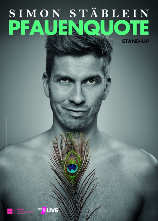 Plakatausschnitt mit Portraitfoto von Simon Stäblein