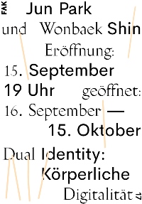 Flyer zur FAK-Ausstellung