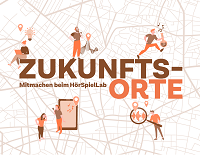 Keyvisual des Workshops mit dem Titel „Zukunftsorte“
