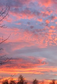 Abbildung eines Sonnenuntergangs