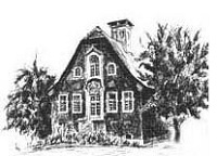 Haus Rüschhaus als Zeichnung