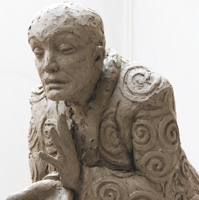 Asiatisch anmutende Figur