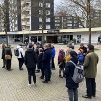 Künstler*innen auf dem Sprickmannplatz