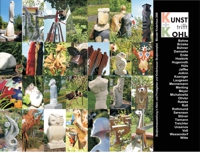 Titel des Katalogs 2008: Fotos einiger Skulpturen, Namenslist der beteiligten Künstler/innen