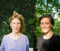 Portraits der Medienpädagoginnen Karla Stindt und Judith Kreuzberg