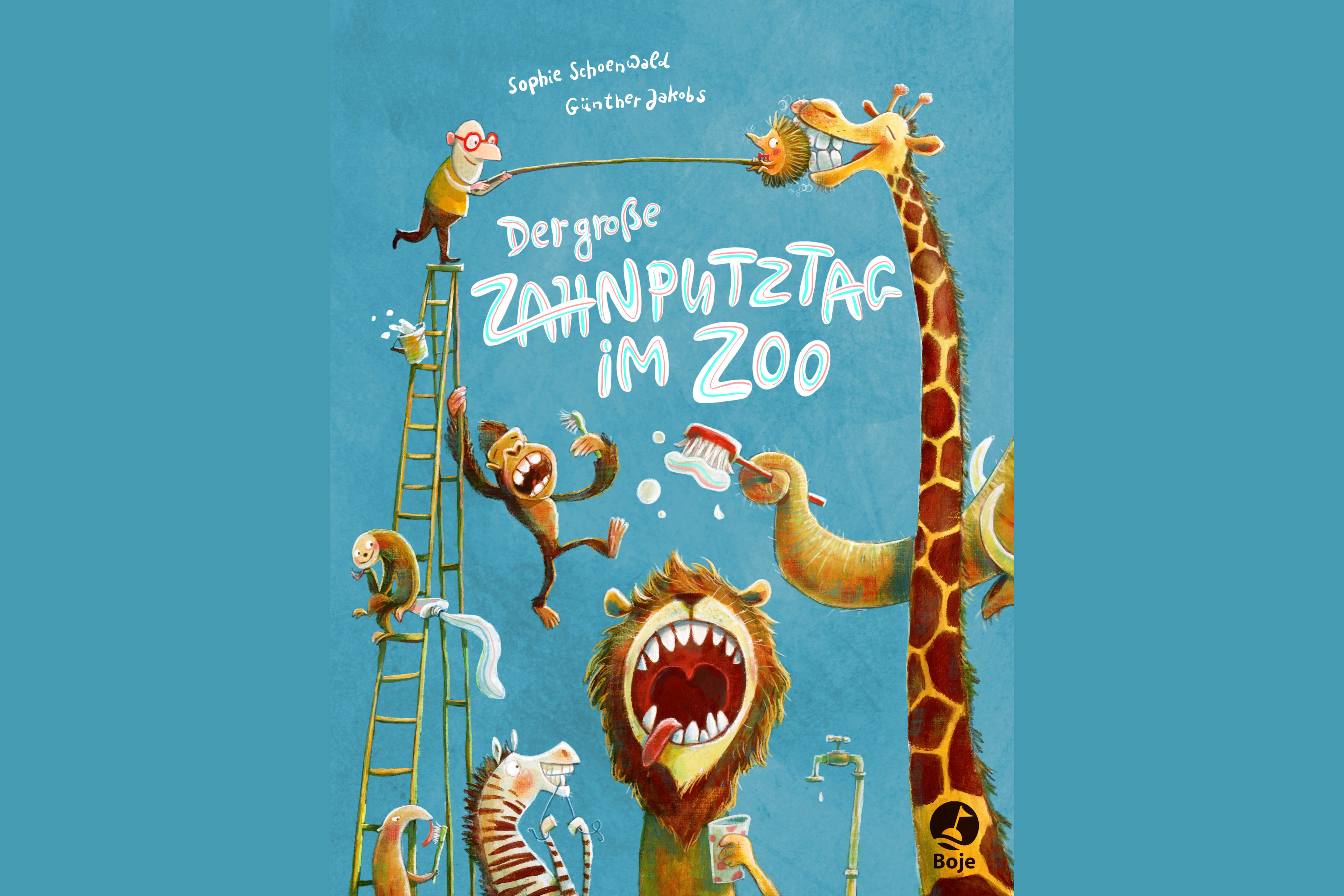Bilderbuchcover Der große Zahnputztag im Zoo