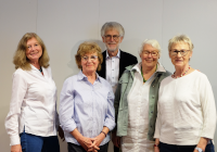 Leseteam des VorLeseClub Hiltrup: (von links): Gunthild Klare, Elisabeth Sicking, Henning Klare, Claudia Bambach, Karin Honermann
©VorLeseClub