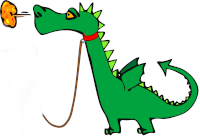 Ein feuerspuckender Drache Ein feuerspuckender Drache