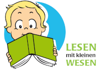 Logo Lesen mit kleinen Wesen