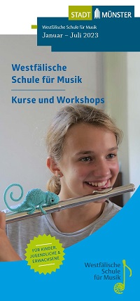 Ausschnitt Titel Broschüre Kurse und Workshops