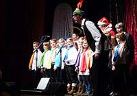 Szene aus dem Stück 'Der Schweinachtsmann'