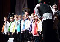 Szene aus dem Stück 'Der Schweinachtsmann'