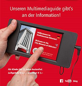 Finger zeigt auf Display des MMG