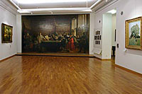 Blick in das Kabinett "Malerei des 19. Jahrhunderts"