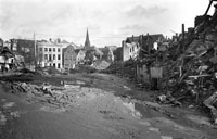 Das Foto zeigt die Kreuzung von Aegidiistraße und Rothenburg