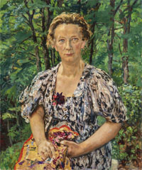 Gemälde von Bernhard pankoks Frau Marianne