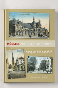 Cover des Katalogs zur Ausstellung "Münster auf alten Postkarten. Rund um den Bahnhof"