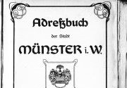 Foto des Adressbuchs der Stadt Münster von 1906