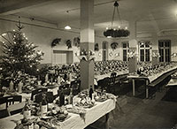 Foto von einer Weihnachtsfeier 1952