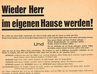 Plakat mit dem Aufruf zur Teilnahme an den Wahlen 1946