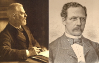 Portraits von Adolph Woermann und Adolf Lüderitz